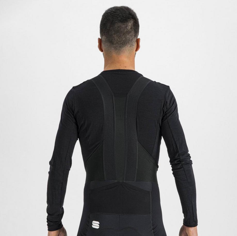 sportful sportful maglia merino layer tee ls nero - foto 4