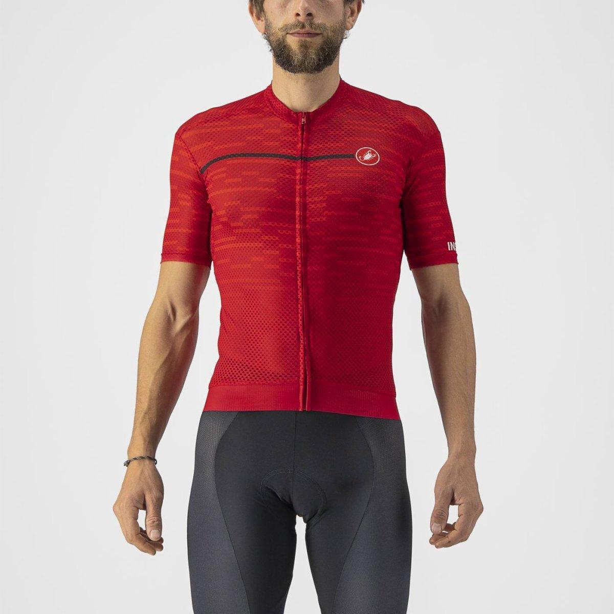 castelli castelli insider jersey - dark red - foto 1