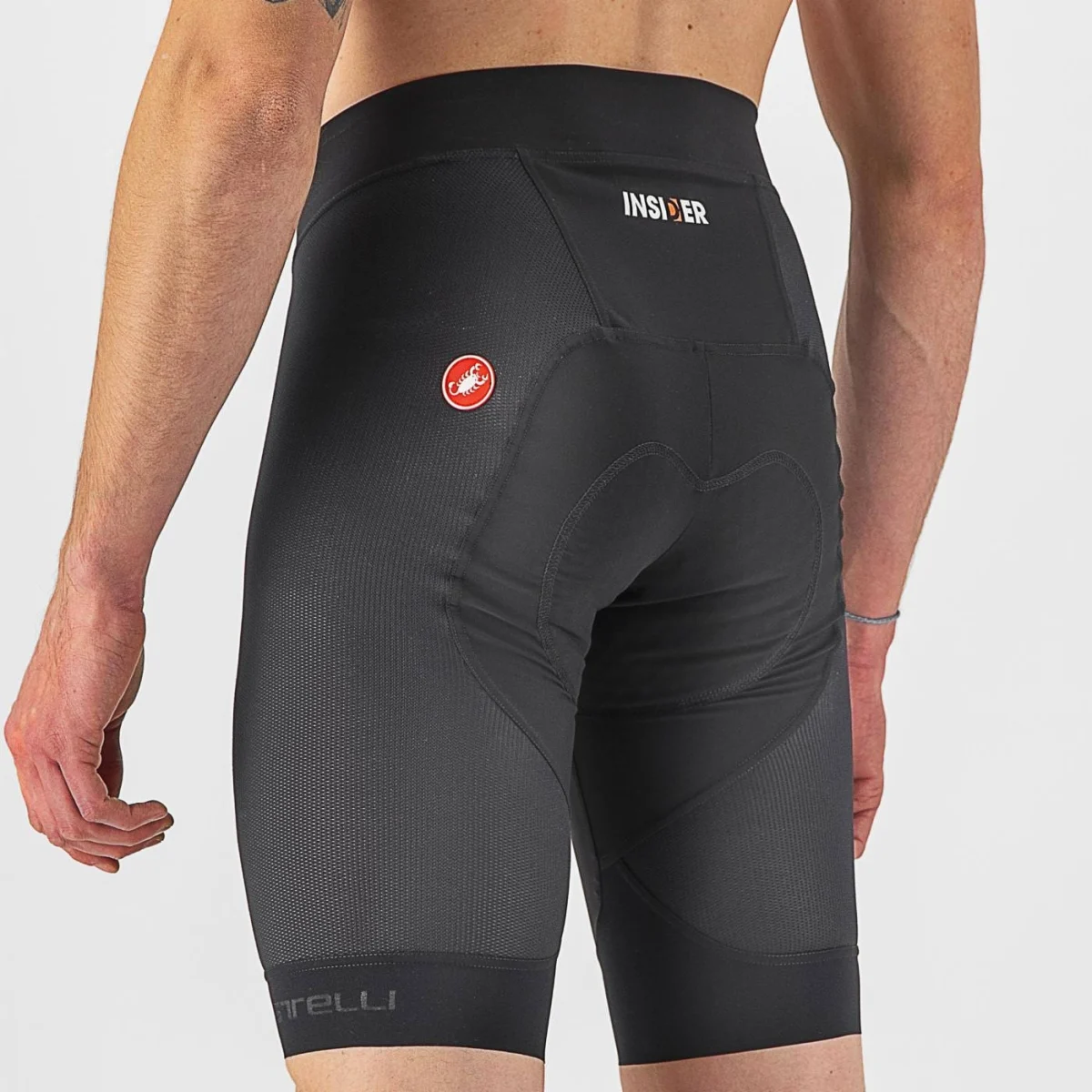 castelli castelli pantaloncino intimo insider short - black 4522527-010 - foto 3