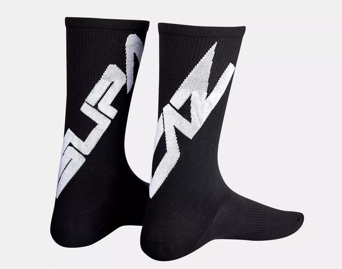 specialized specialized calza tagged sock nero bianco - foto 1