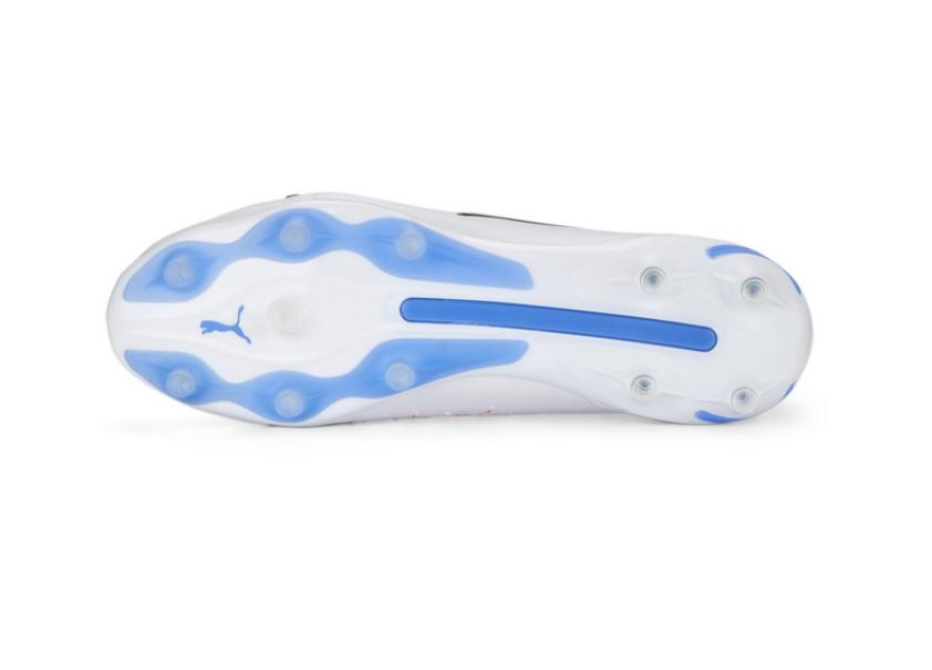 puma puma scarpa king ultimate fg/ag bianco azzurro - foto 2