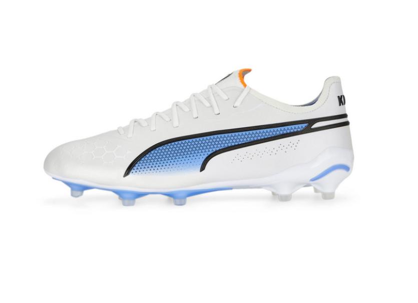 puma puma scarpa king ultimate fg/ag bianco azzurro - foto 3