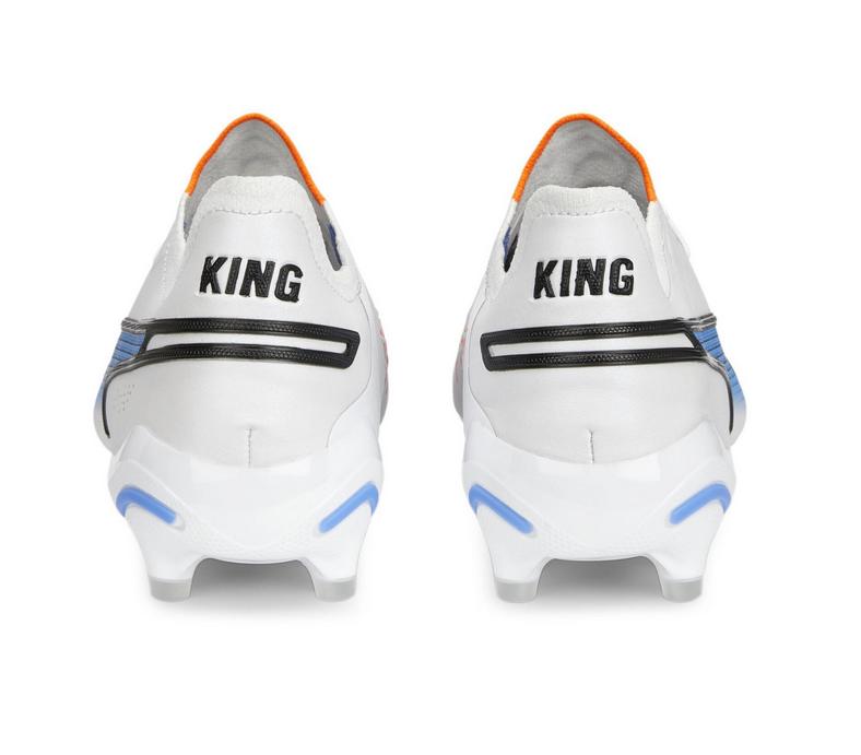 puma puma scarpa king ultimate fg/ag bianco azzurro - foto 5