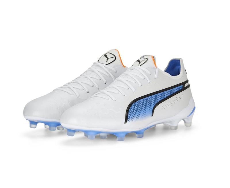 puma puma scarpa king ultimate fg/ag bianco azzurro - foto 6