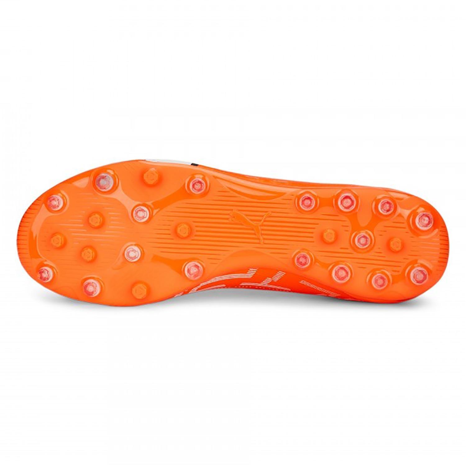 puma puma scarpa calcio ultra pro mg ultra arancio bianco nero - foto 3