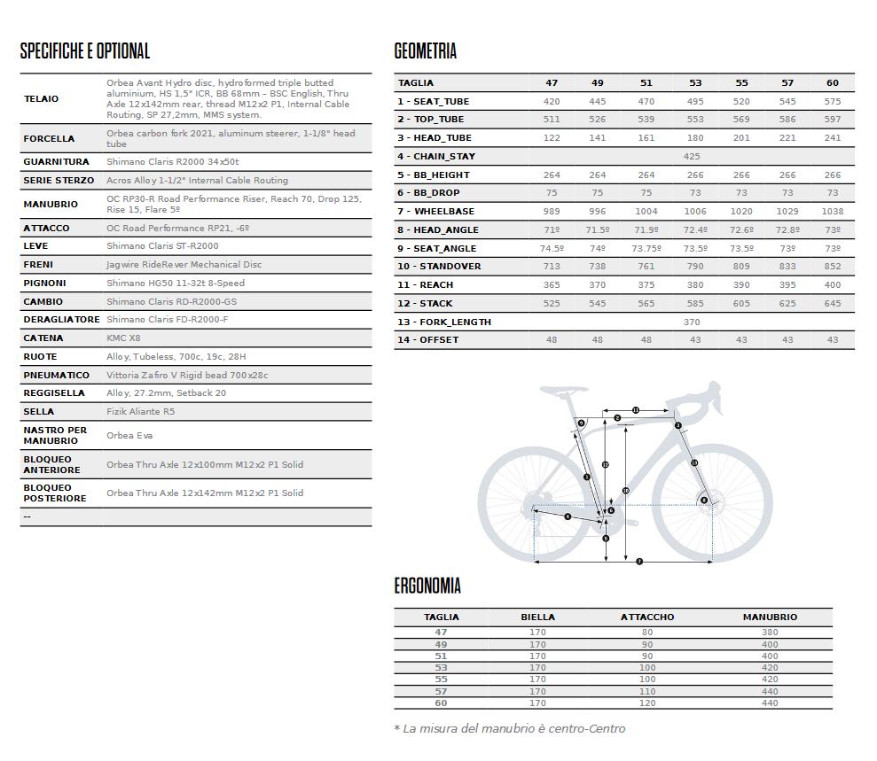 orbea orbea bici strada avant h60 53 green - foto 3