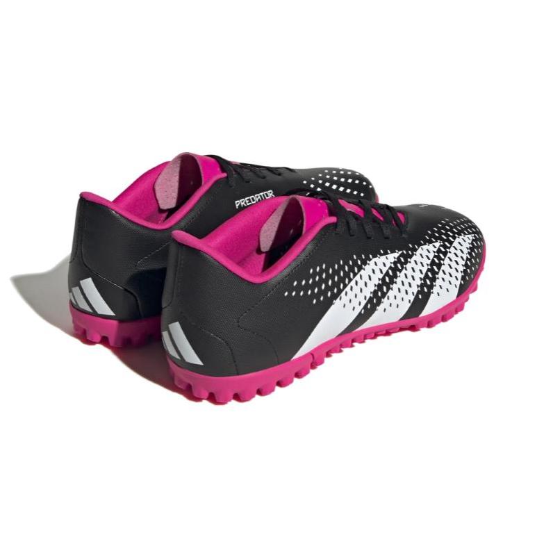 adidas adidas scarpe calcio a 5 predator accuracy.4 tf nero bianco fucsia - foto 5