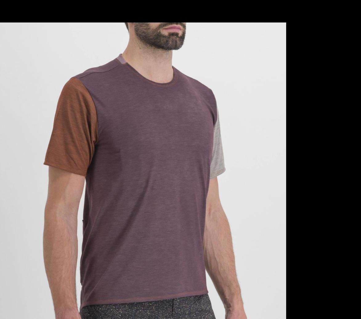 sportful sportful t-shirt sky rider giara tee - huckleberry - foto 4