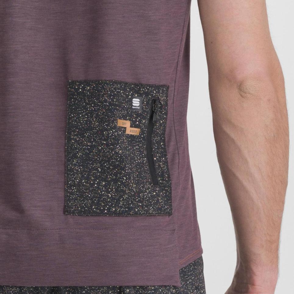 sportful sportful t-shirt sky rider giara tee - huckleberry - foto 6