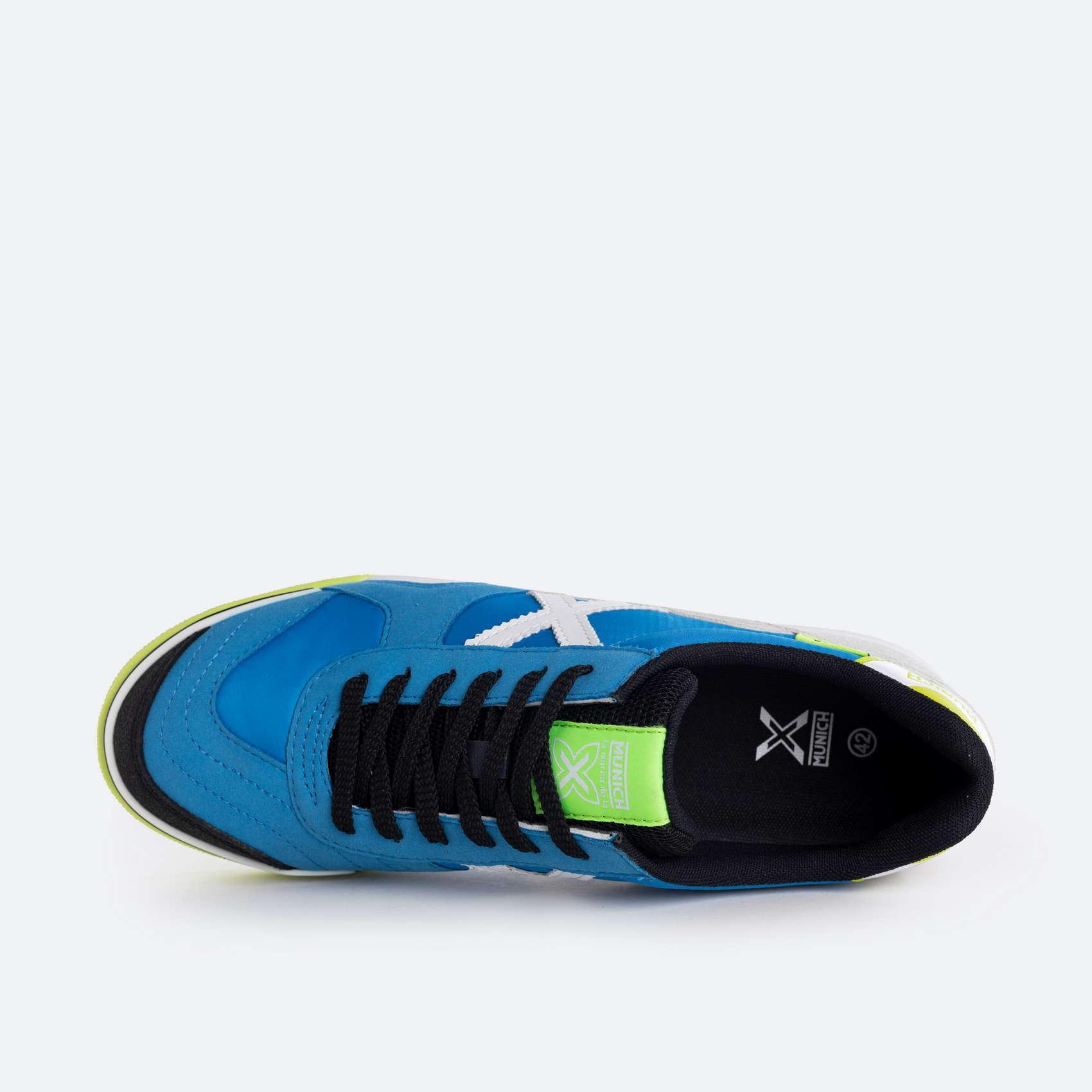 munich munich scarpa indoor gresca azzurro grigio nero 306 - foto 4