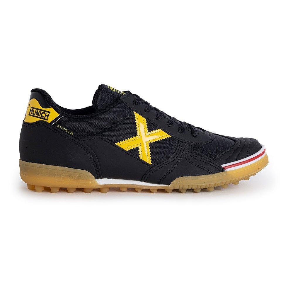 munich munich scarpa turf gresca genius 606 nero giallo - foto 1