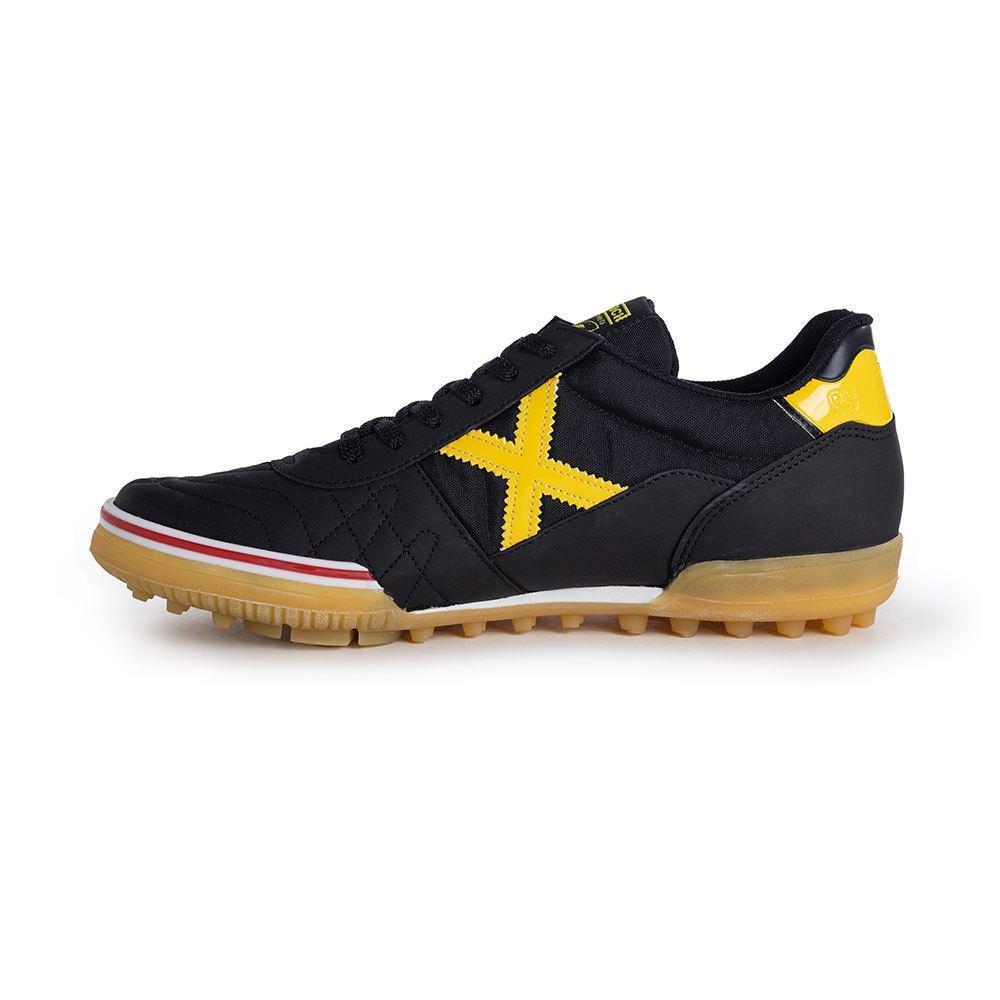 munich munich scarpa turf gresca genius 606 nero giallo - foto 3