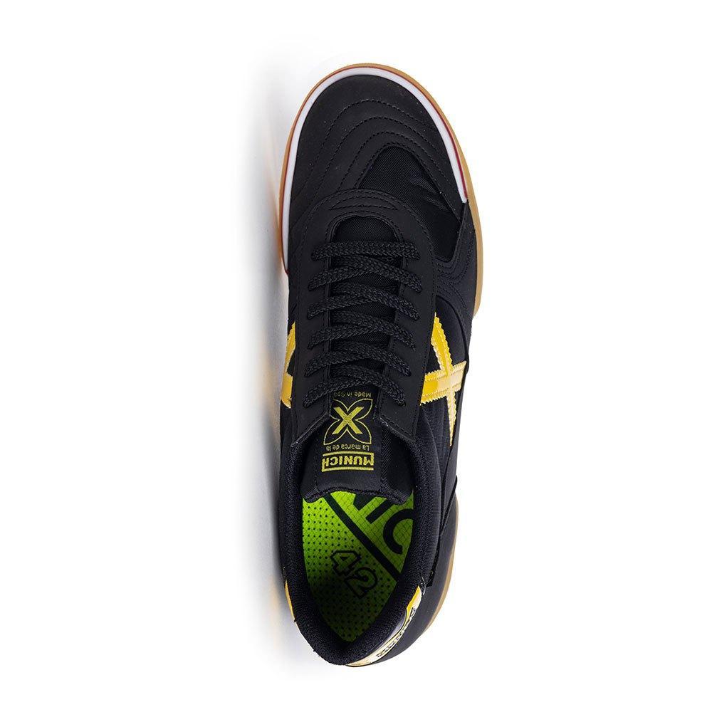 munich munich scarpa turf gresca genius 606 nero giallo - foto 4