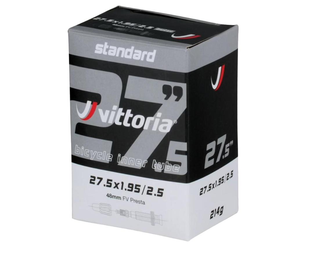 vittoria vittoria camera d'aria standard 27.5x1.95/2.50 fv presta 48mm - foto 2