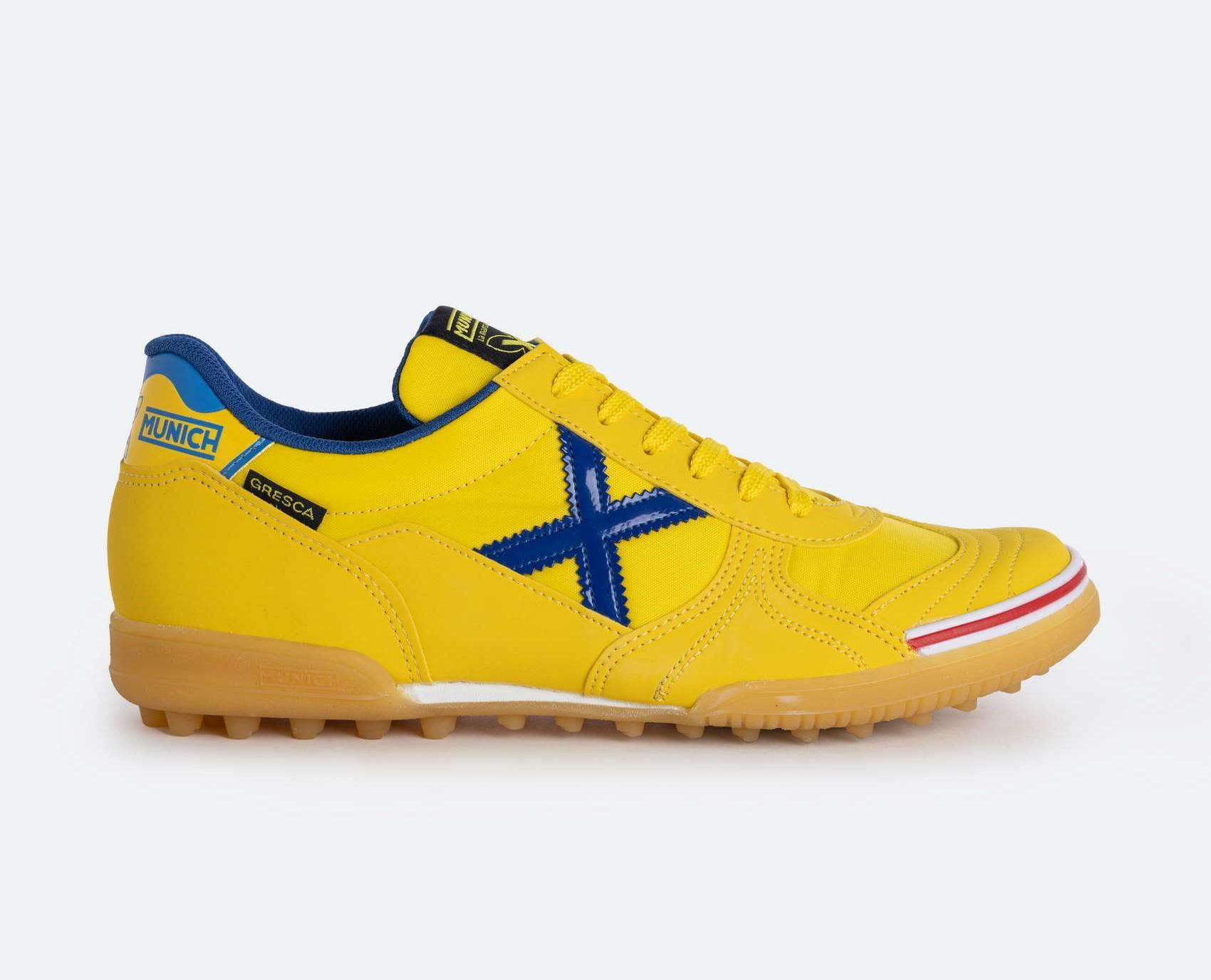 munich munich scarpa turf gresca genius 607 giallo azzurro - foto 1