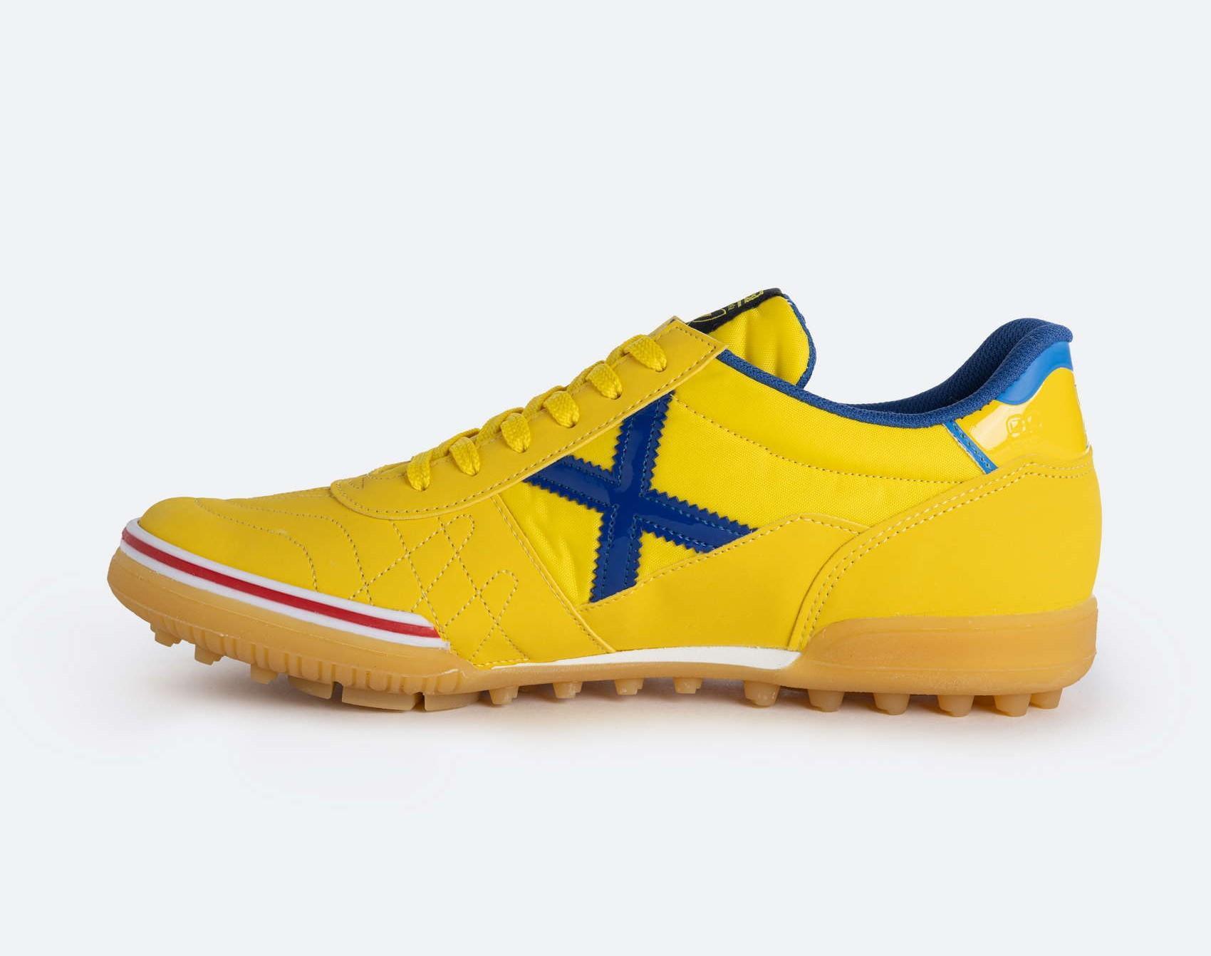 munich munich scarpa turf gresca genius 607 giallo azzurro - foto 3