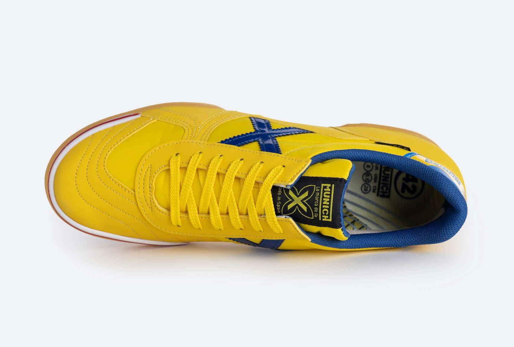 munich munich scarpa turf gresca genius 607 giallo azzurro - foto 4