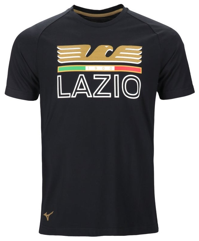MIZUNO T-SHIRT COTTON TEE 3 LAZIO UOMO 23/24 NERO P2GAAX95-09
