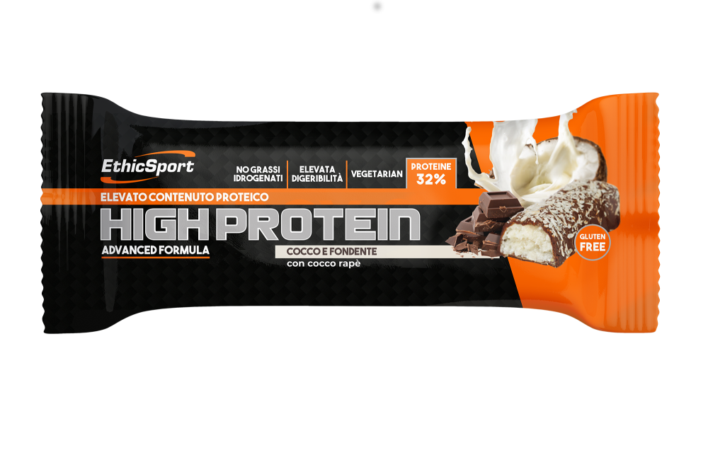 ethic sport ethicsport barretta high protein cocco 45g - foto 1