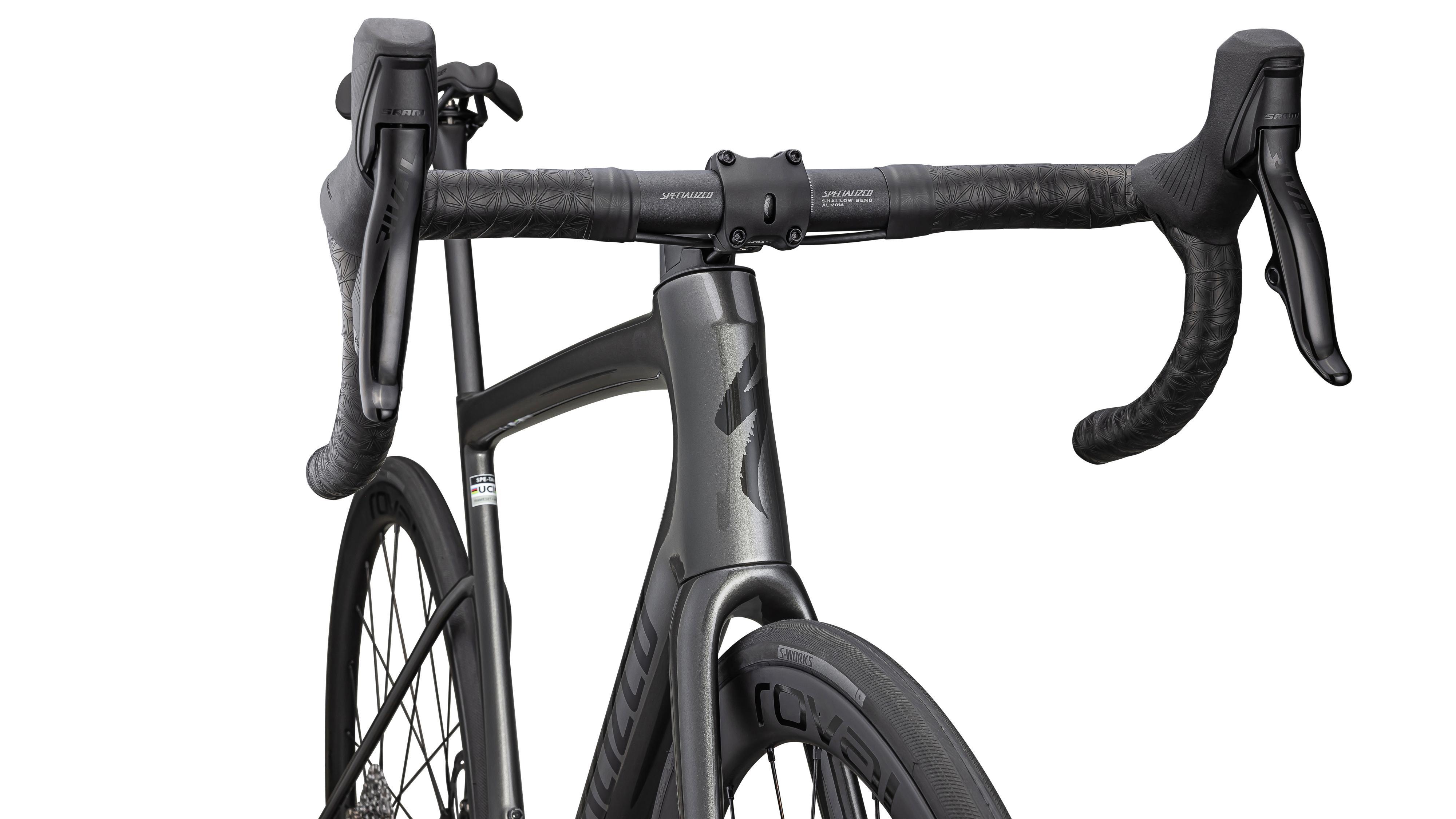 specialized specialized bici tarmac sl8 expert - gloss smoke / obsidian 94924-30 - foto 4