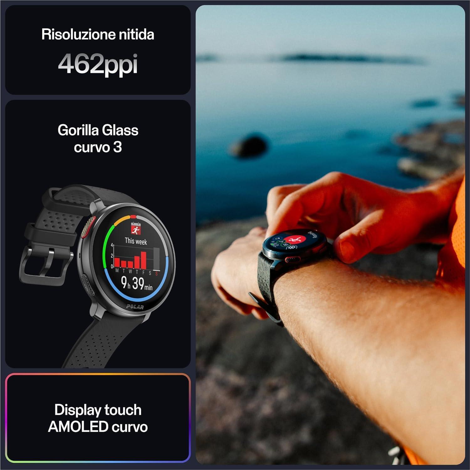 polar polar smartwatch vantage v3 blk/blk s-l 900108890 - foto 3
