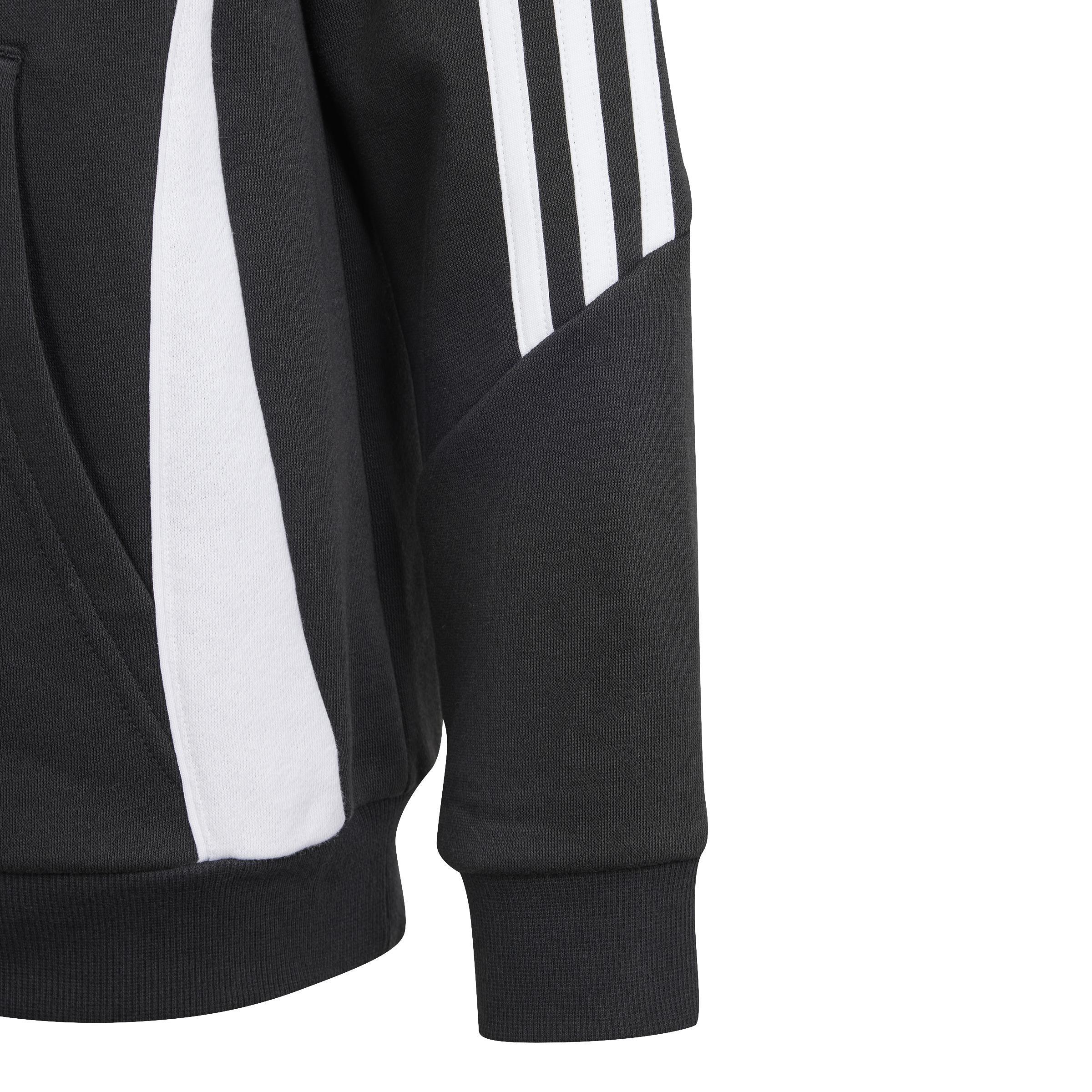 adidas adidas tiro24 sw hood jr. - black/white - foto 3