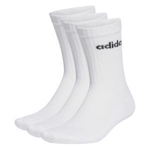 Calza  crew 3p bianco unisex