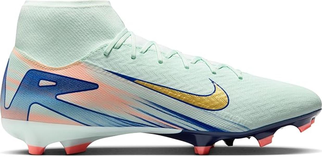 nike nike scarpa zm superfly 10 acad mds fg/mg - barely green/mtlc gold coin - foto 1
