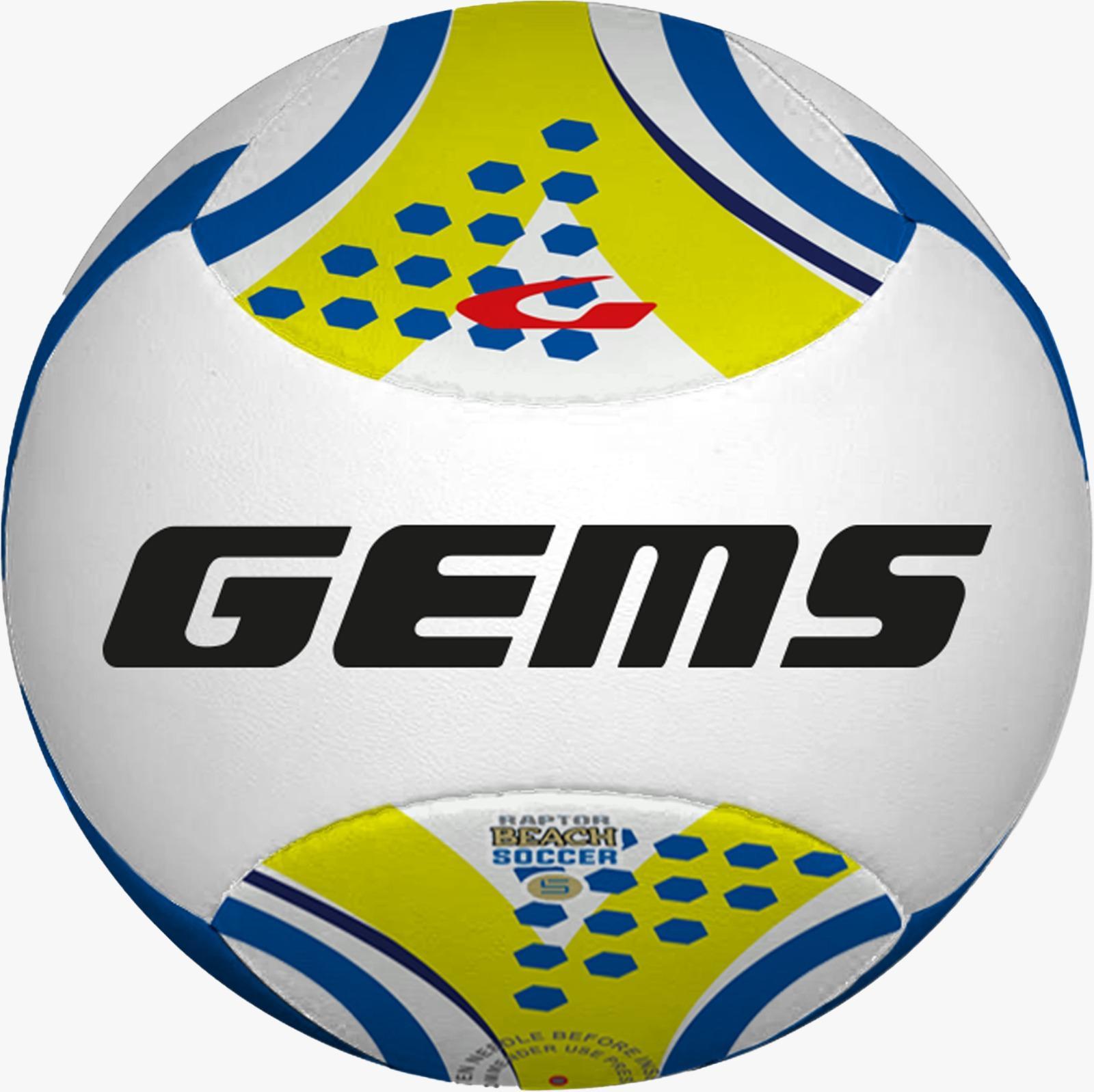 gems gems pallone raptor beach soccer - giallo fluo - foto 1