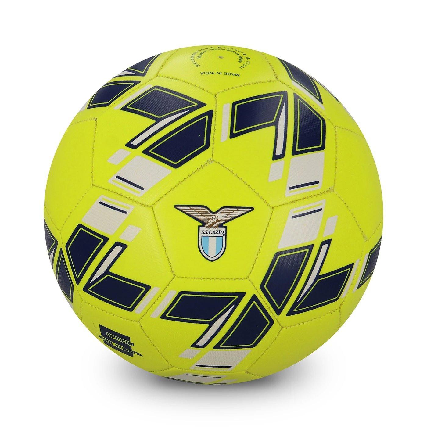 mizuno mizuno 2024/25 footballs lazio away n5 - yellow fluo/navy/white - foto 1