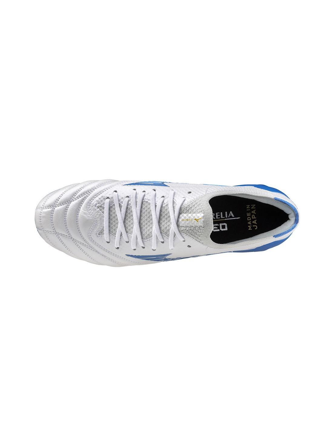 MIZUNO SCARPA MORELIA NEO BETA JAPAN MD - WHITE/LASERBLUE P1GA2440-25