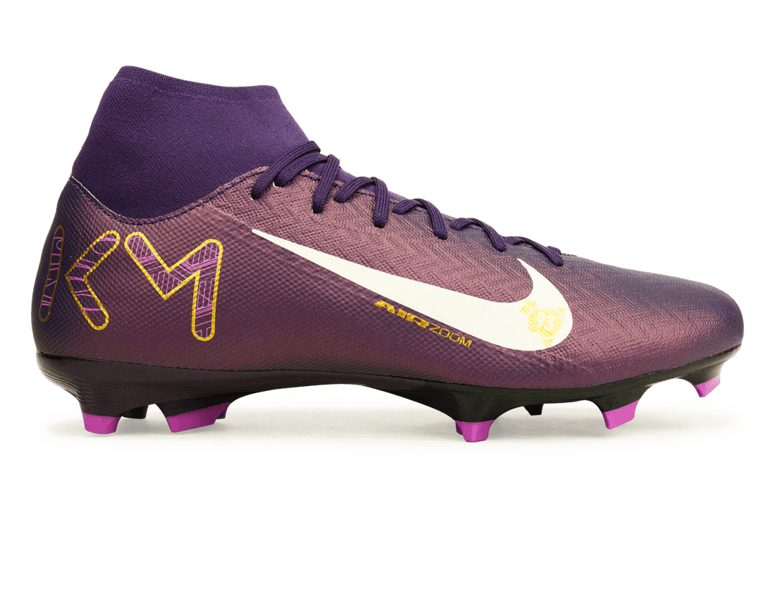 nike nike scarpa zm superfly 10 acad km fg/mg - grand purple/pale ivory - foto 1
