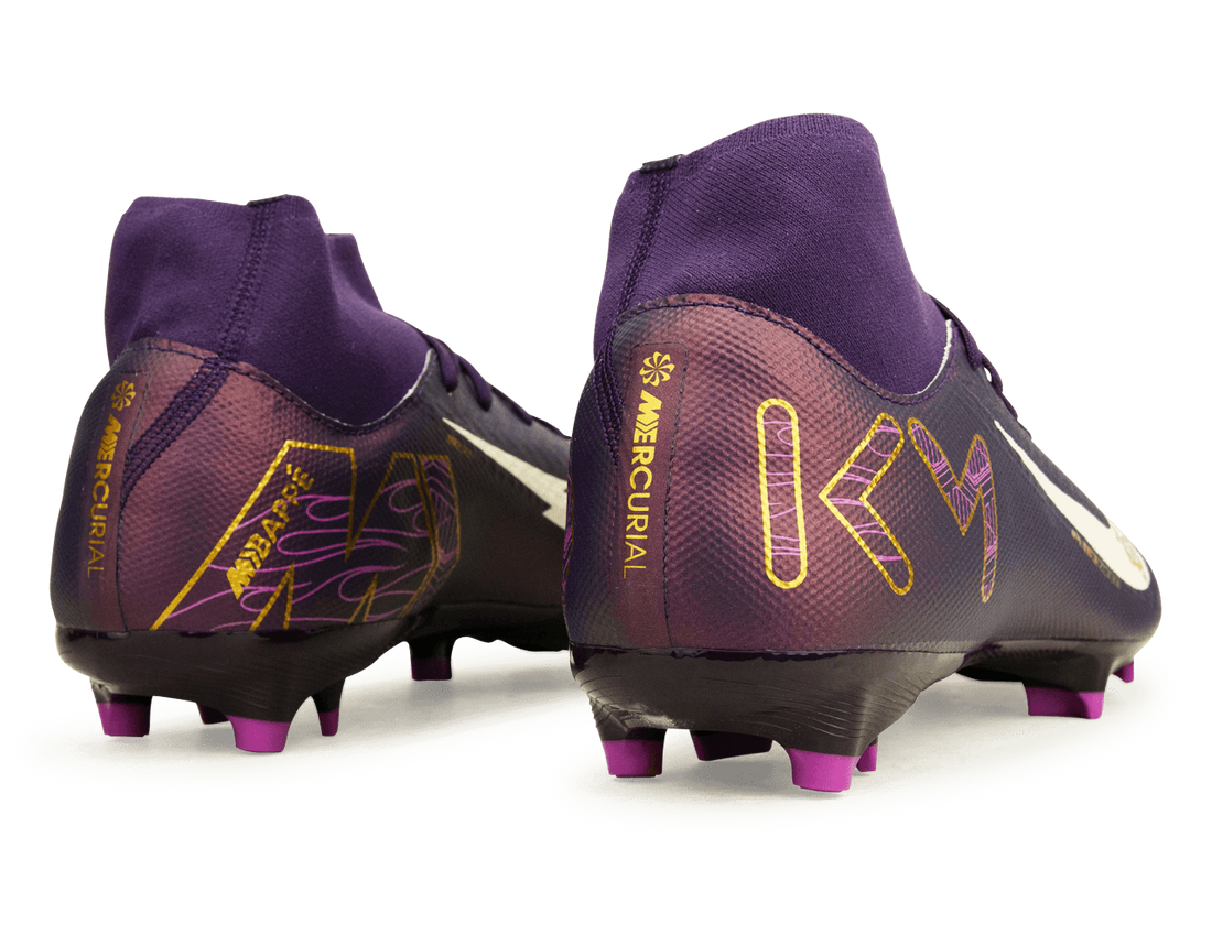 nike nike scarpa zm superfly 10 acad km fg/mg - grand purple/pale ivory - foto 3