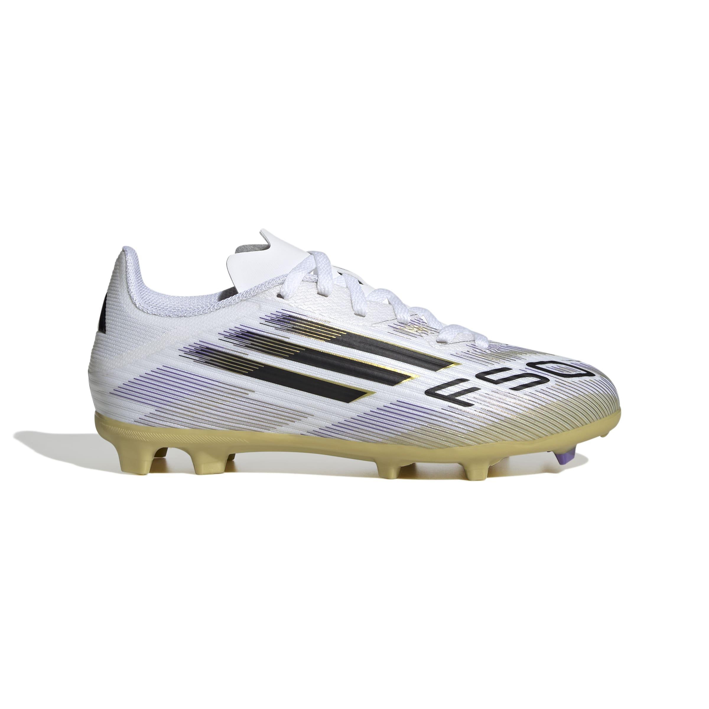adidas adidas scarpa f50 league fg/mg jr. - ftwwht/cblack - foto 1