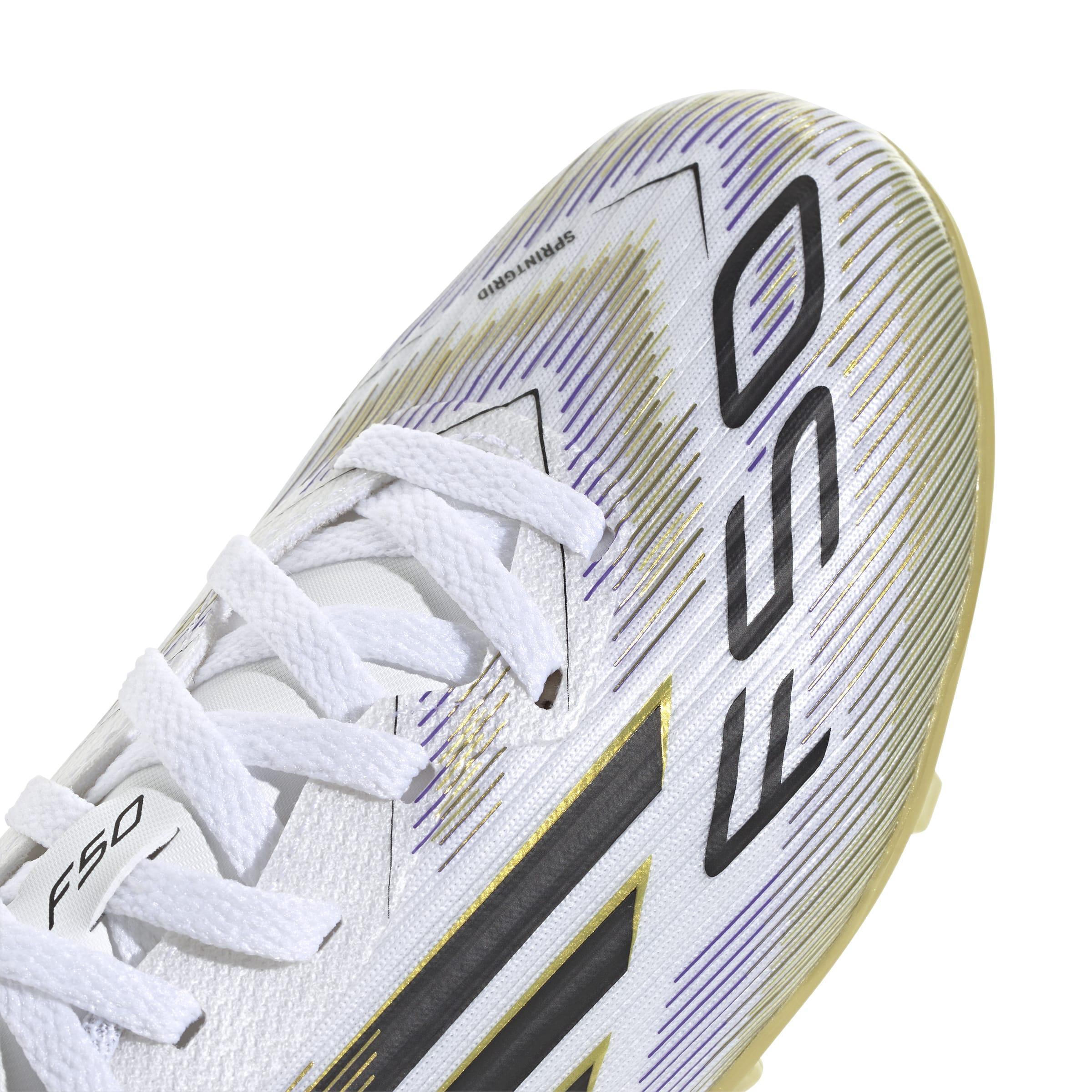 adidas adidas scarpa f50 league fg/mg jr. - ftwwht/cblack - foto 6