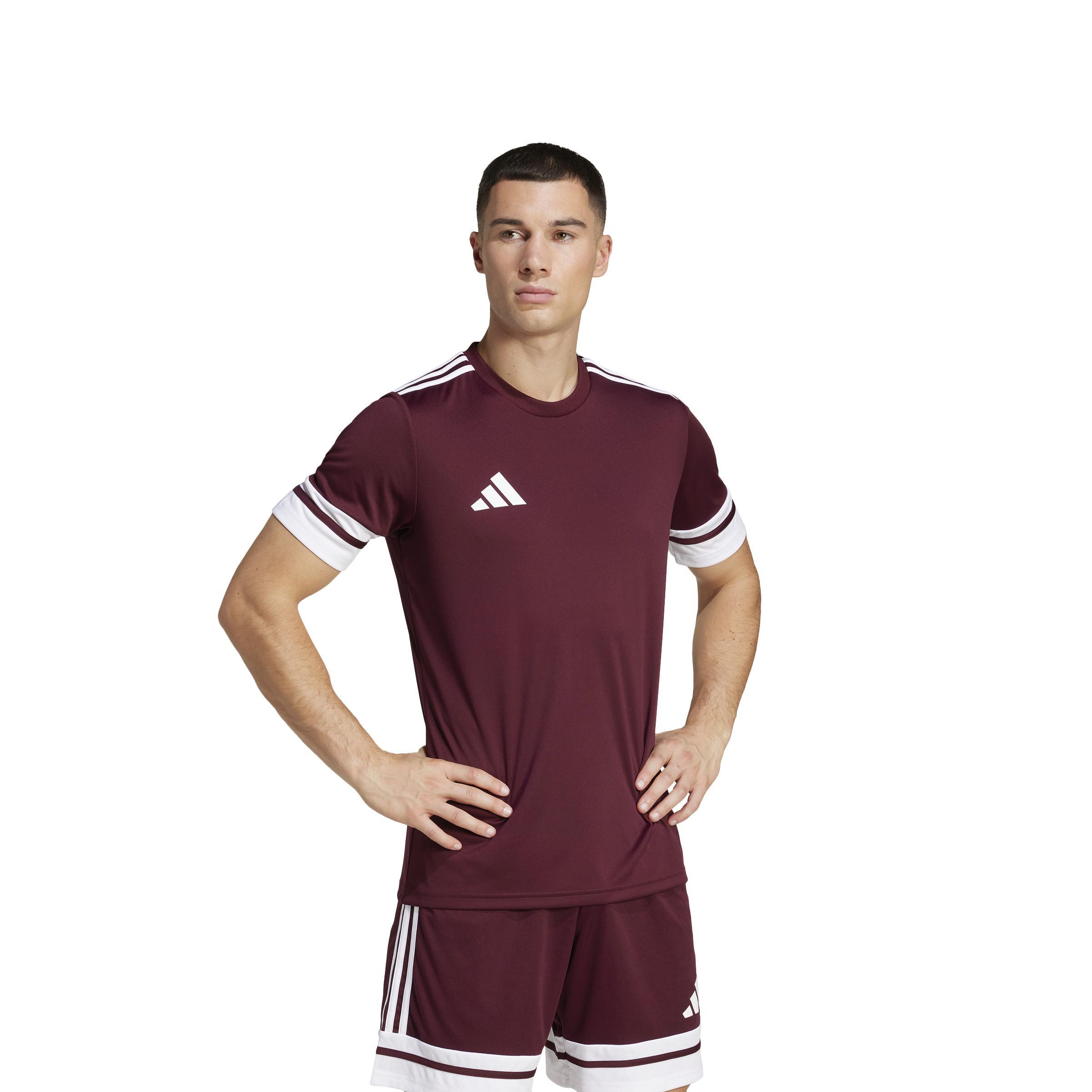 adidas adidas squadra25 jersey short sleeve - team maroon 2/white - foto 3