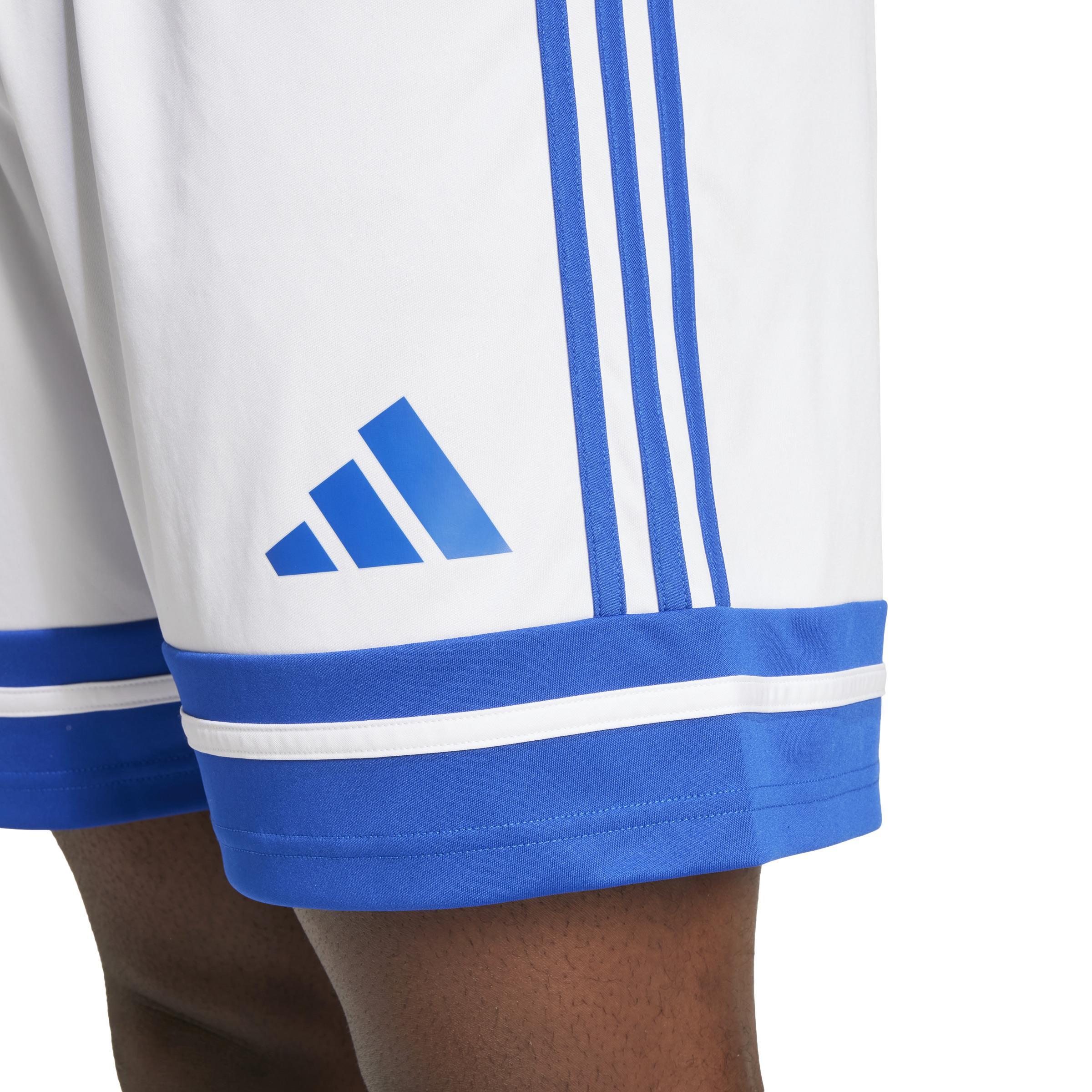 adidas adidas squadra25 shorts - white/team royal blue - foto 4