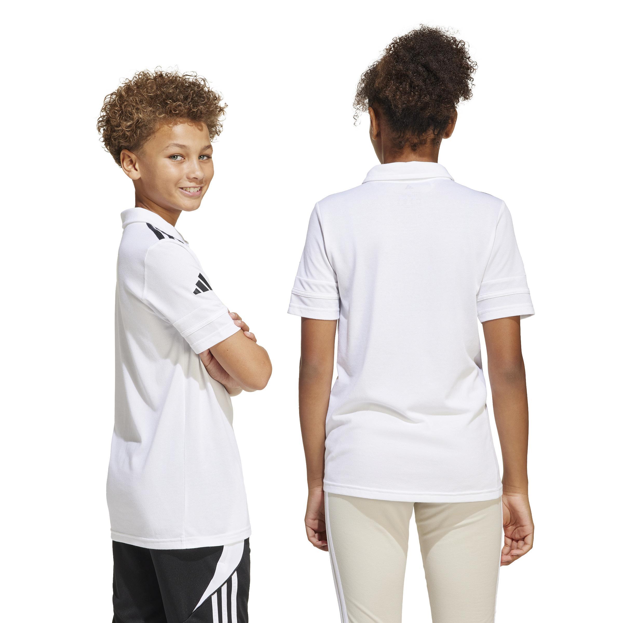 adidas adidas squadra25 cotton polo jr. - white/black - foto 3