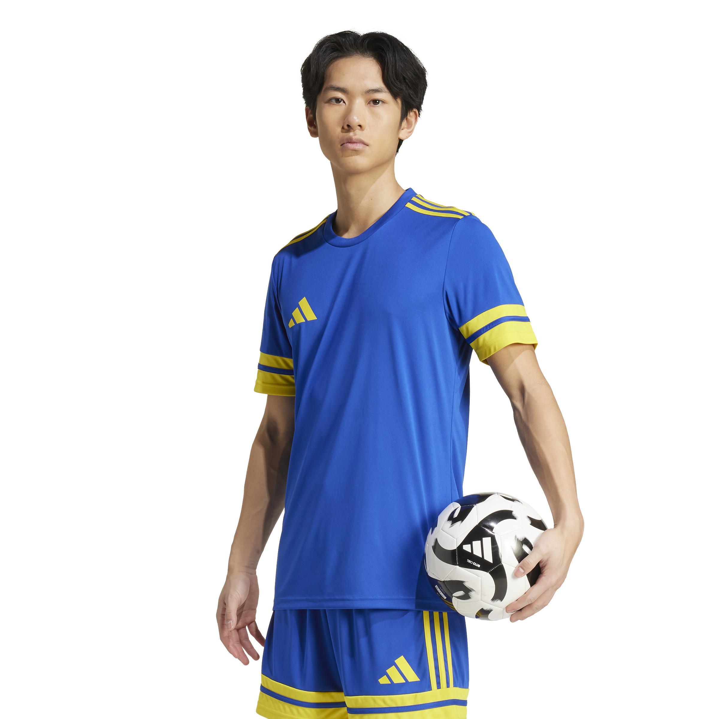 adidas adidas squadra25 jersey short sleeve - team royal blue/team yellow - foto 3