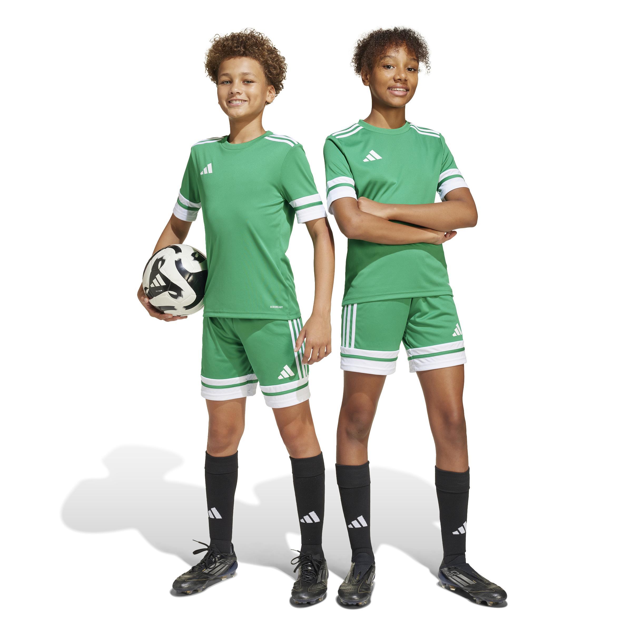 adidas adidas squadra25 shorts jr. - team green/white - foto 3
