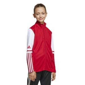 Squadra25 training jacket jr. - team power red 2/white
