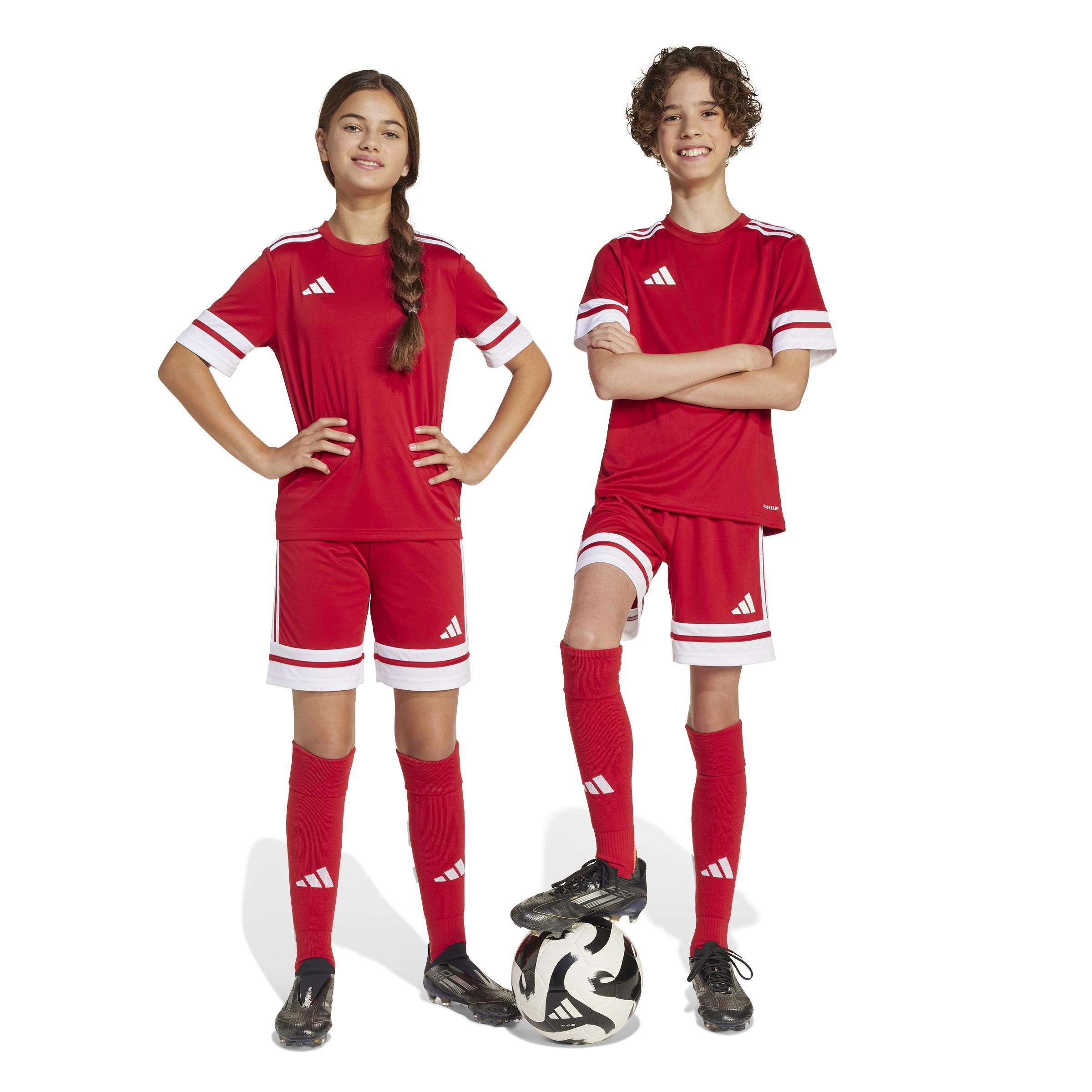 adidas adidas squadra25 shorts jr. - team power red 2/white - foto 3