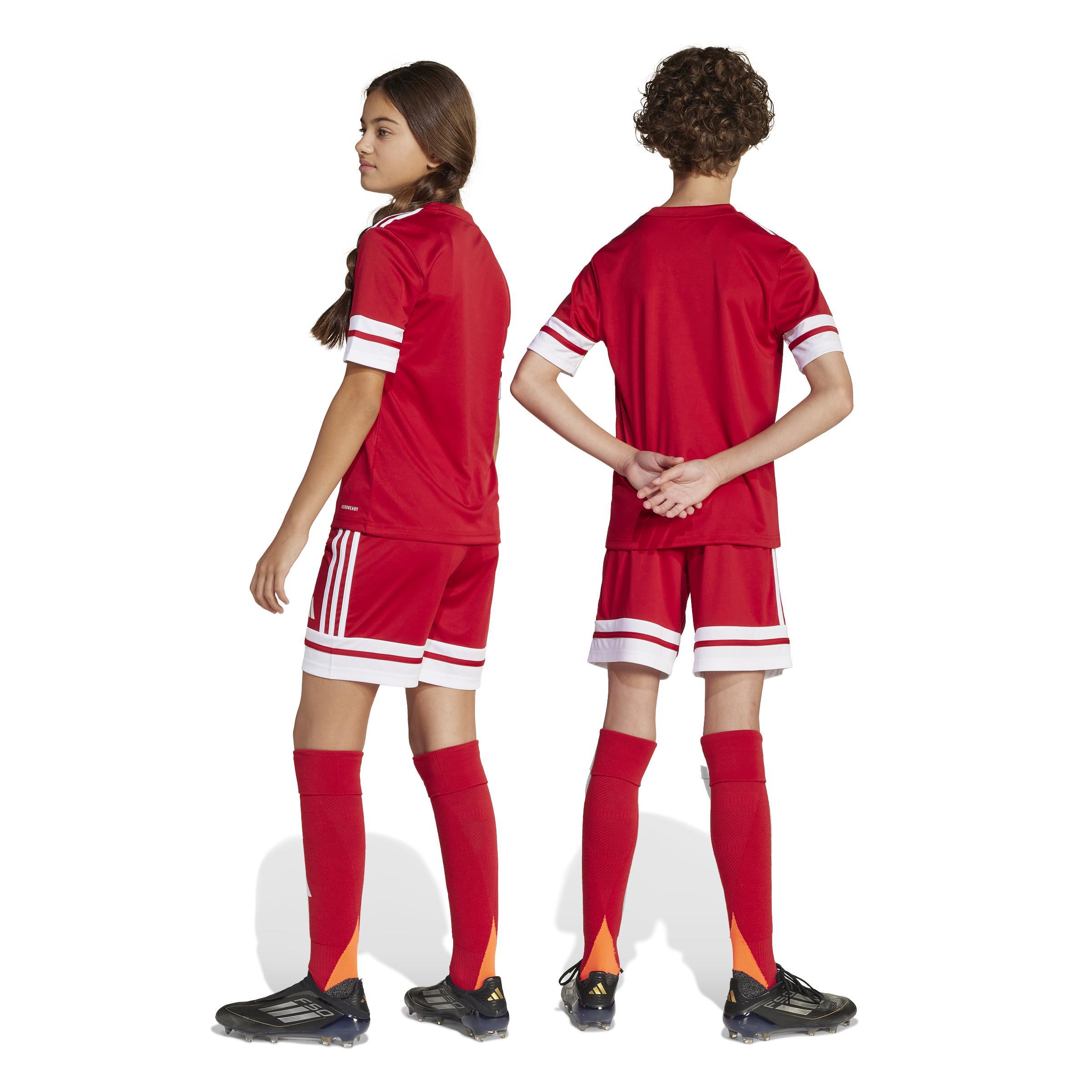 adidas adidas squadra25 shorts jr. - team power red 2/white - foto 4
