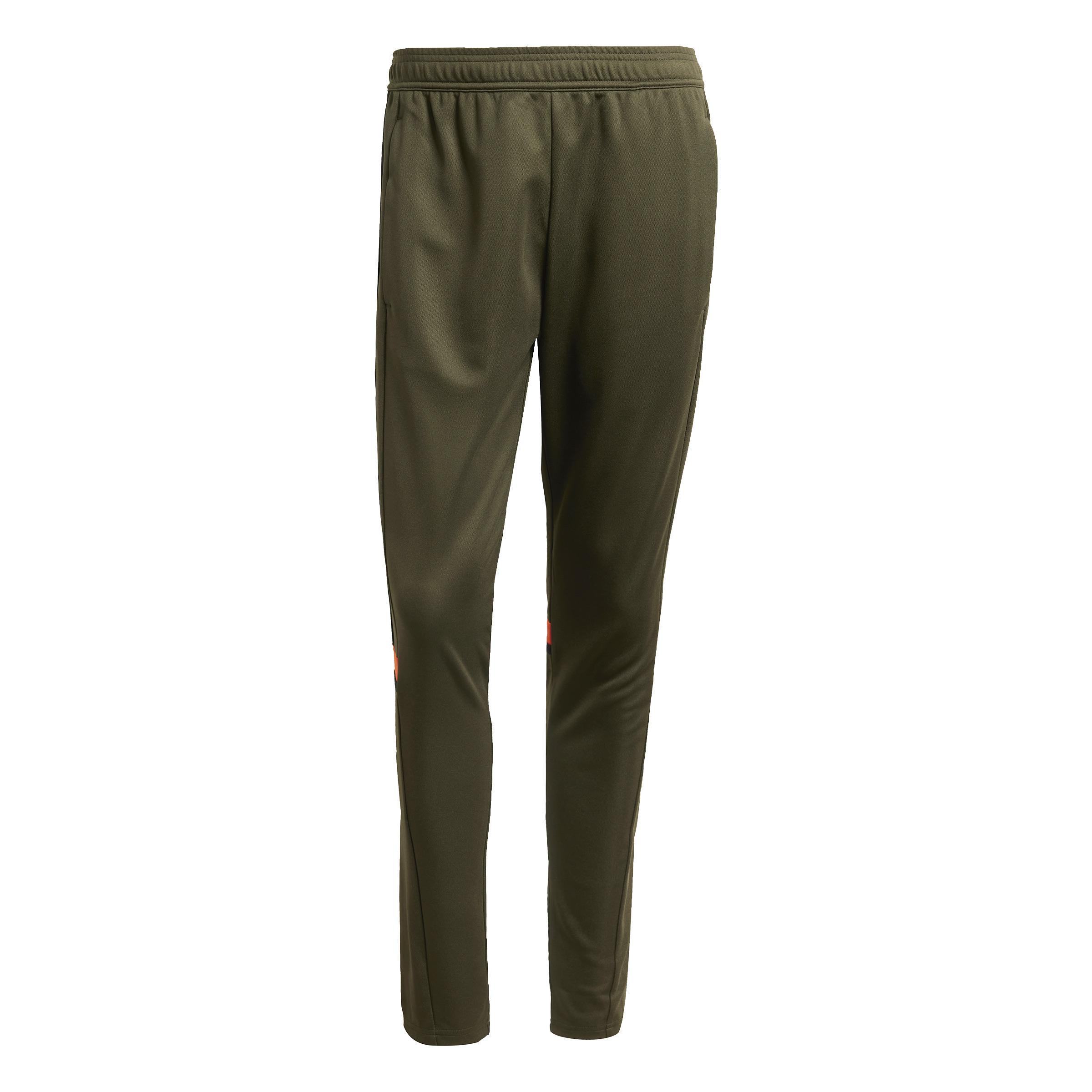 ADIDAS SQUADRA 25 PANTALONE UOMO VERDE ARANCIONE JN7839