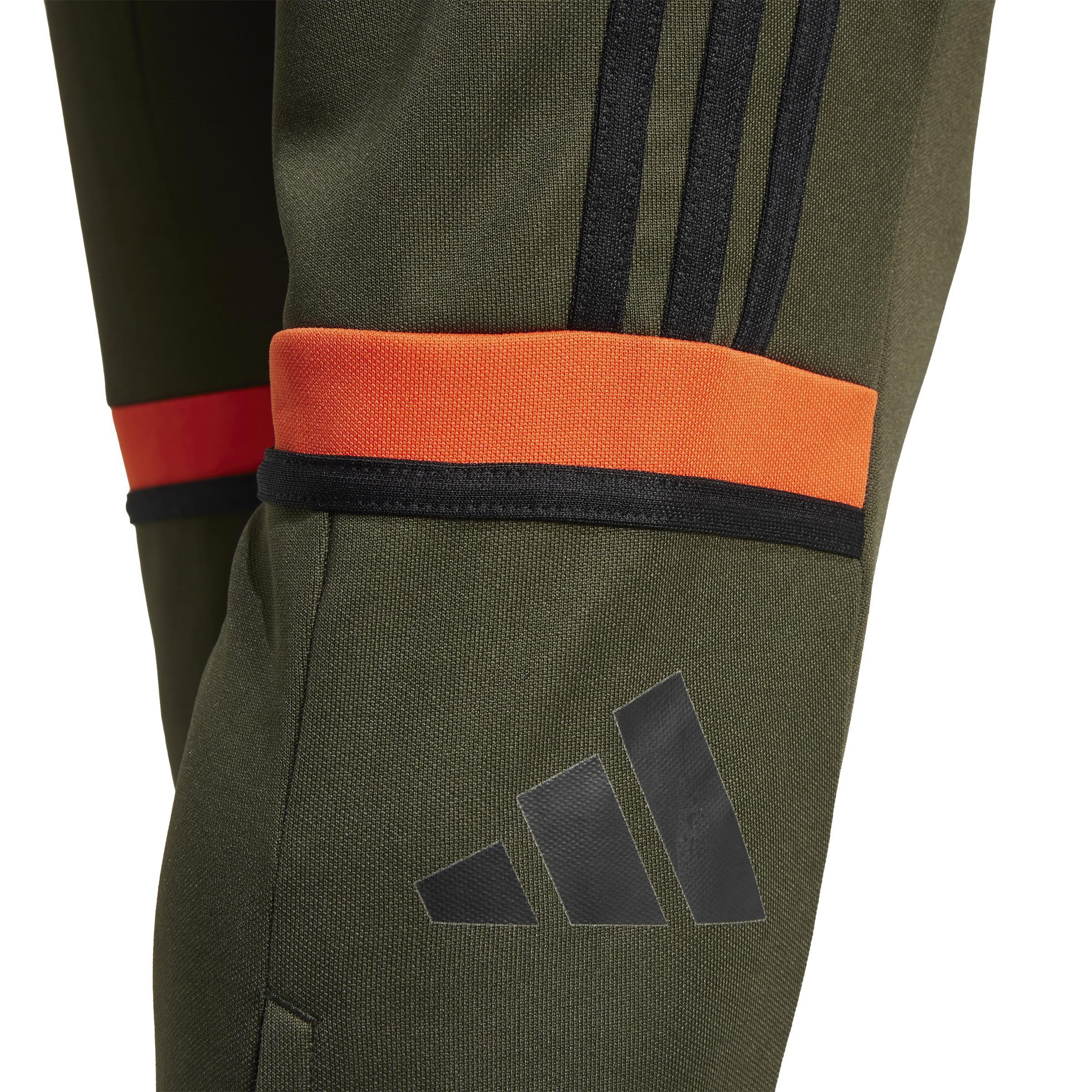 ADIDAS SQUADRA 25 PANTALONE UOMO VERDE ARANCIONE JN7839