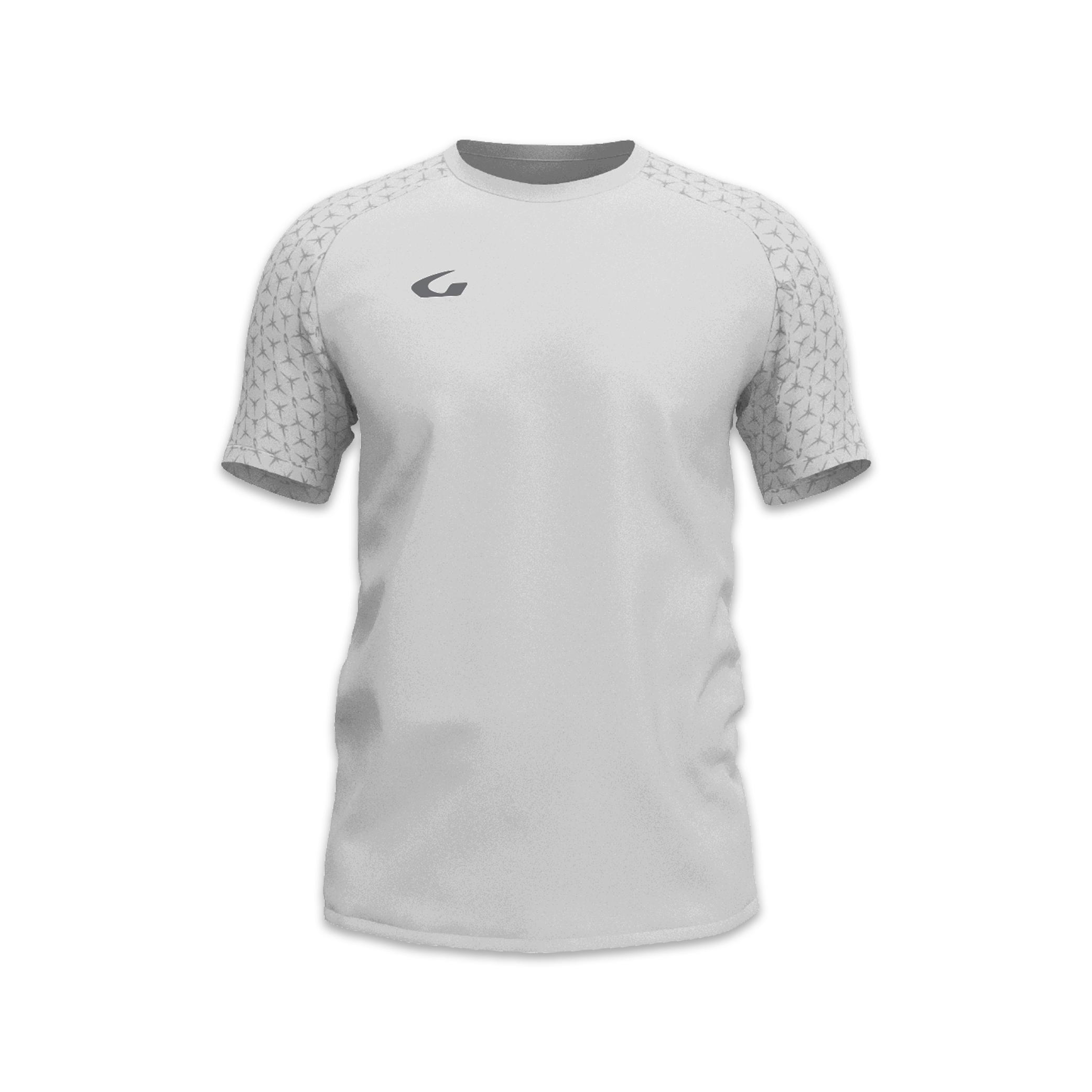 gems gems maglia boca - bianco/grigio - foto 1