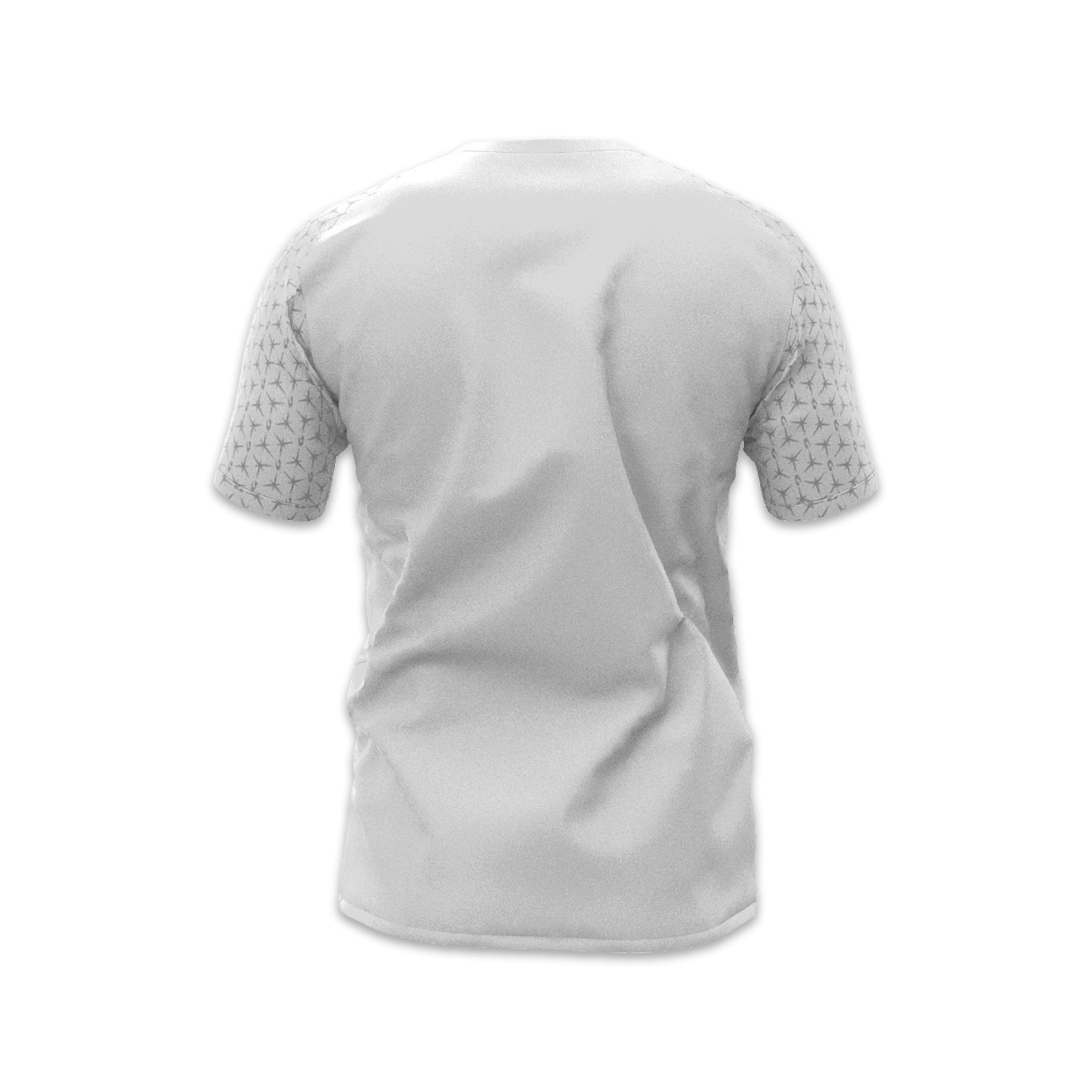 gems gems maglia boca - bianco/grigio - foto 2