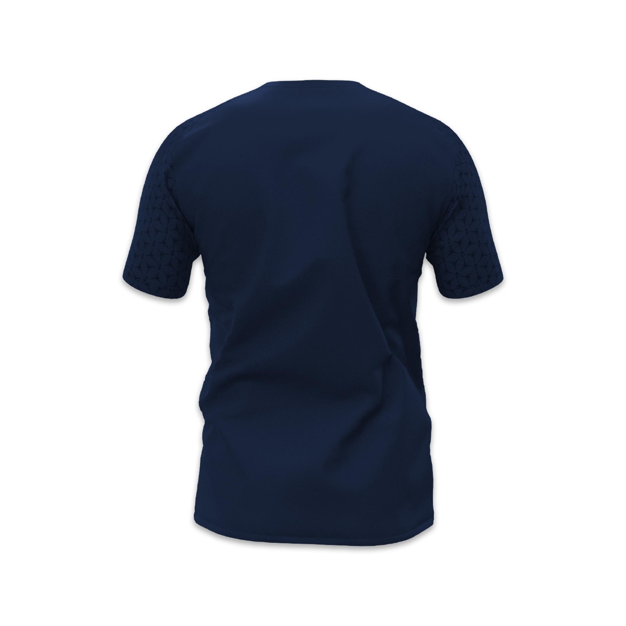 gems gems maglia boca - blu/bianco - foto 2