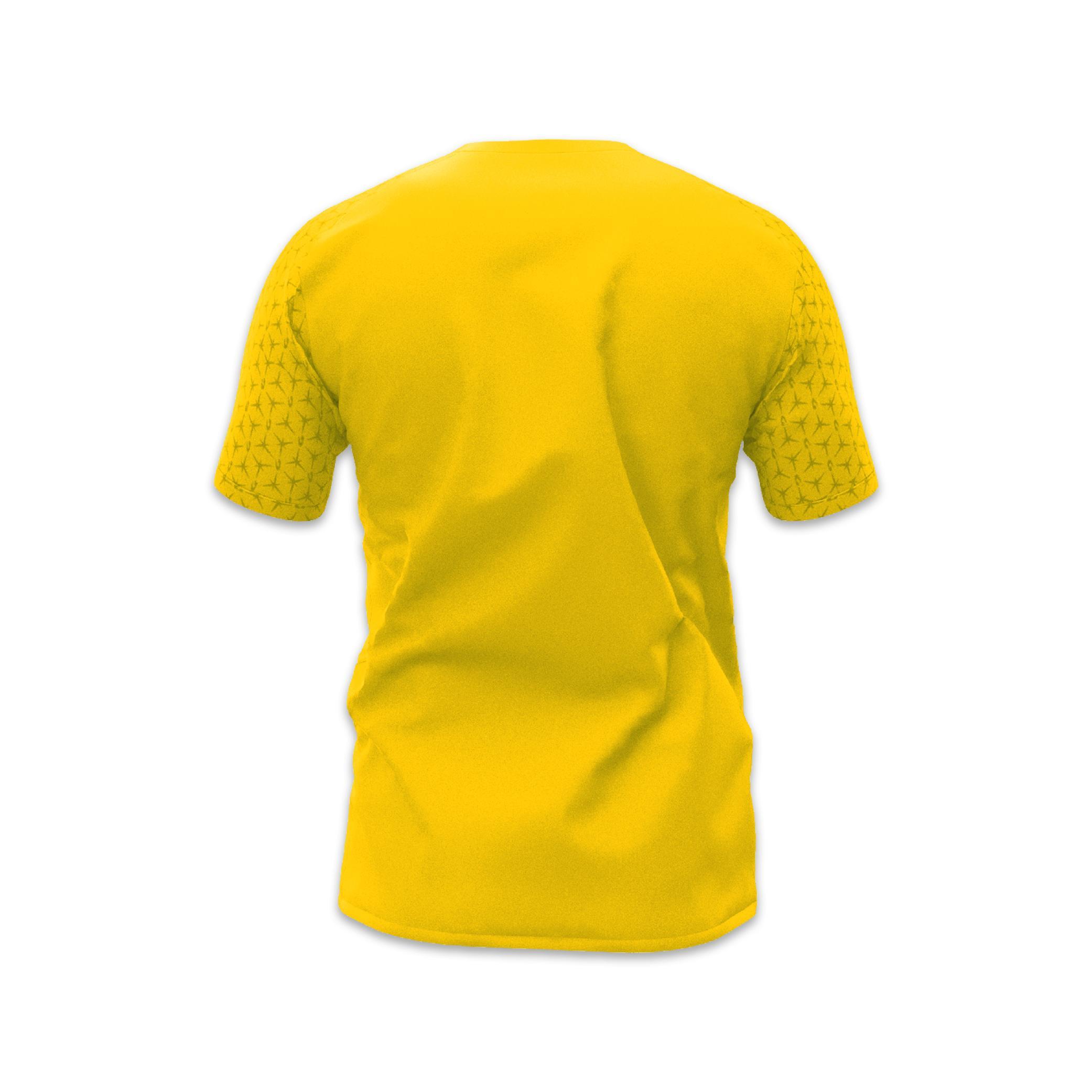 gems gems maglia boca - giallo/bianco - foto 2