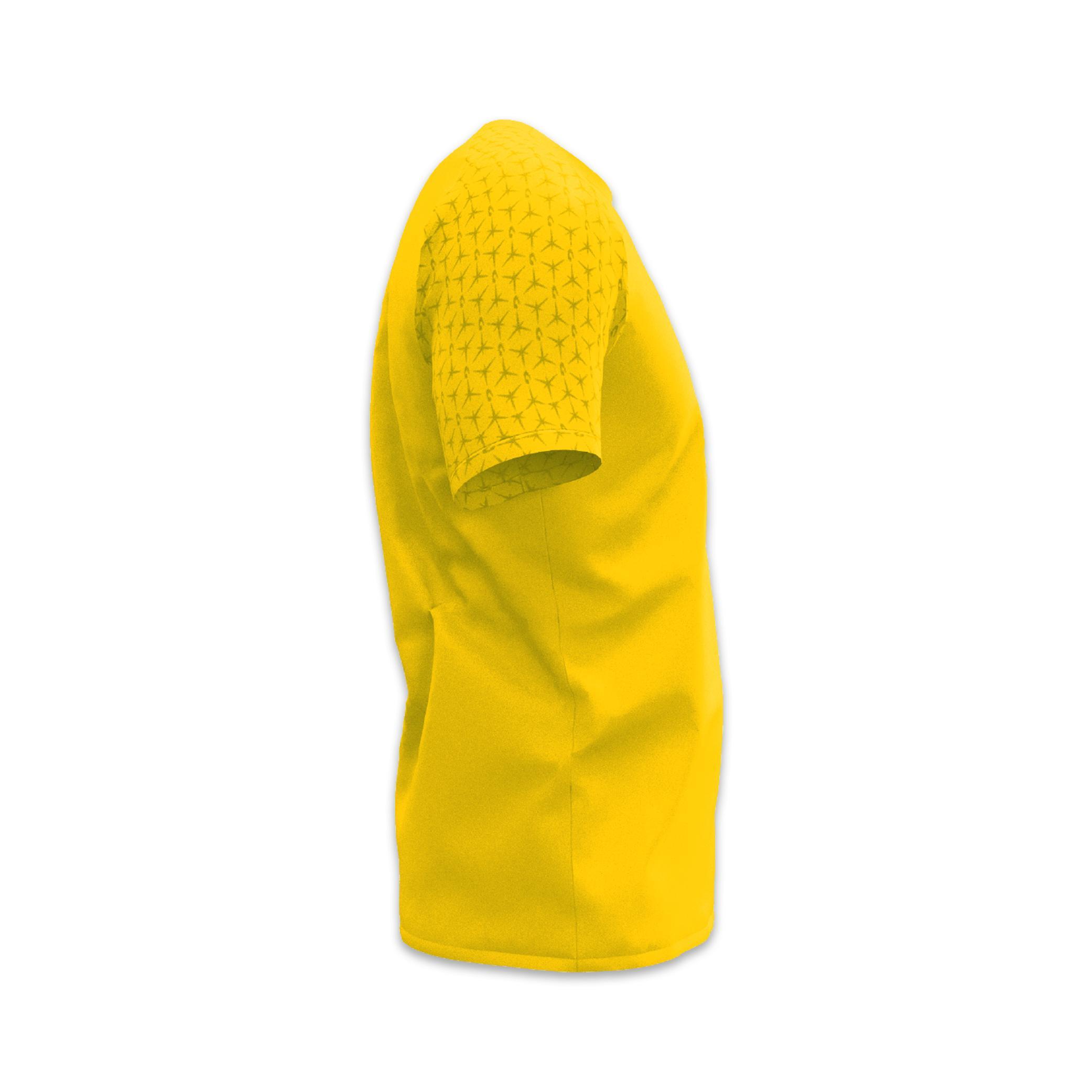 gems gems maglia boca - giallo/bianco - foto 3